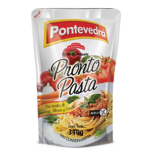 Salsa De Tomate Pontevedra Pronto Pasta Doypack 340Gr