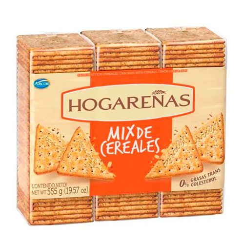 Galleta Hogareñas Mix Cereal 555Gr