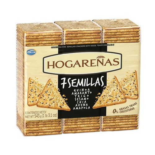 Galleta Hogareñas 7Semillas 567Gr