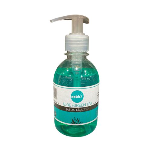 Jabon Liquido Nobbs Aloe Te Verde Con Valvula 280Ml
