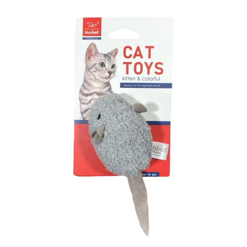 JUGUETE PARA GATO RATON DE FELPA GRANDE
