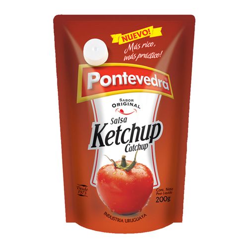Ketchup Pontevedra con tapa 200g