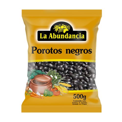 Porotos La Abundancia Negro 500Gr .