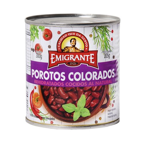 Porotos Emigrante Rojos Caja 350Gr