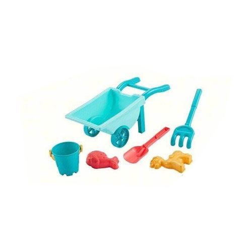 JUEGO TG24003636 DE PLAYA CARETILLA CON 6 ACCESORIOS