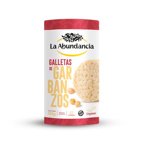 GALLETAS LA ABUNDANCIA GARBANZOS SIN GLUTEN 135GR