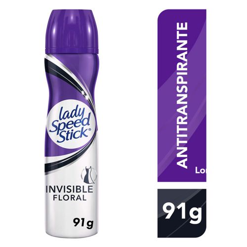 Desodorante Lady Speed Stick Dama Invisible Floral 91Gr
