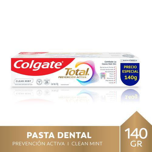 Crema Dental Colgate Total 12 Clean Mint 140Gr