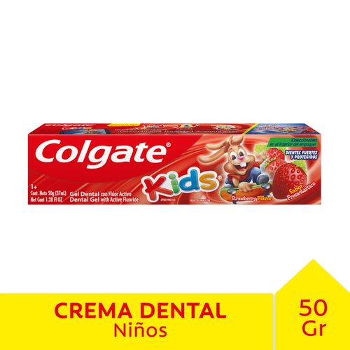 Crema Colgate Kids Fresa 50Gr