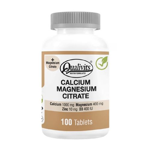 SUPLEMENTOS QUALIVITS CALCIO-MAGNECIO-CITRATO PEAD X100