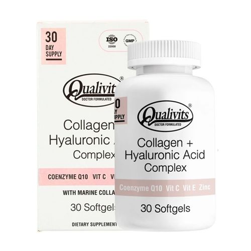 SUPLEMENTOS QUALIVITS COLAGENO+ACIDO HIALURONICO PEAD X30