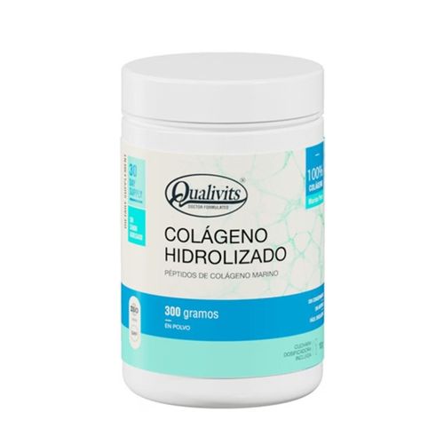 SUPLEMENTOS QUALIVITS COLAGENO HIDROLIZADO POLVO PEAD 300G