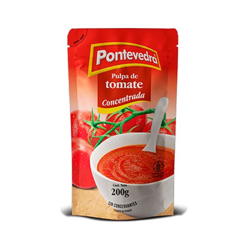 Pulpa De Tomate Pontevedra Concentrada Doypack 200Gr