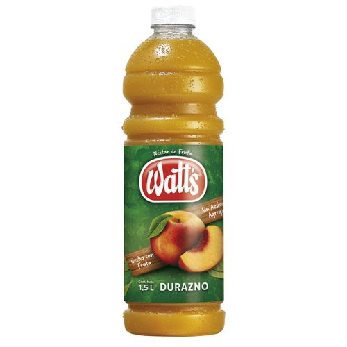 Jugo Watts Nectar Durazno 1.5Lt