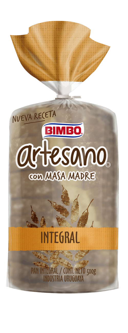 Pan Bimbo Artesano Integral 530Gr