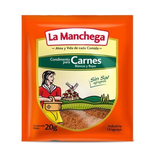 Condimento La Manchega Sin Sal Para Carne 20Gr
