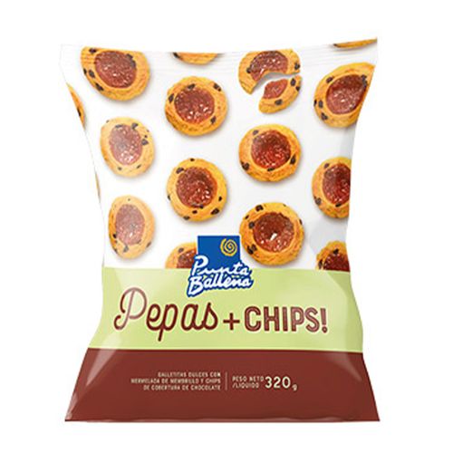 GALLETA PUNTA BALLENA PEPAS CON CHIPS 320GR