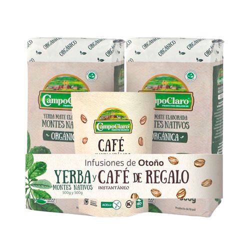 PACK YERBA CAMPO CLARO MONTES +CAFE