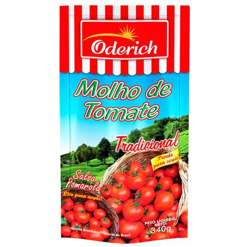 Salsa De Tomate Oderich Pomarola Doypack 340Gr