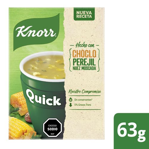 Sopa Knorr Quick Choclo 5Un