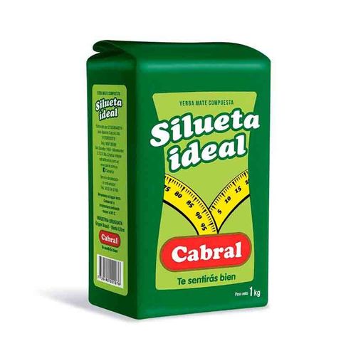 Yerba Cabral Silueta Ideal 1Kg