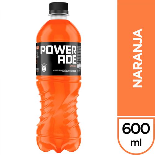 Bebida Powerade Isotonico Naranja 600Ml