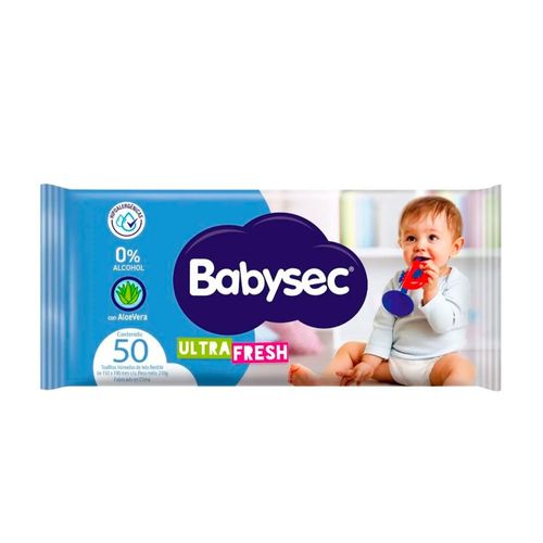 Toalla Humeda Babysec 50Un Ultra