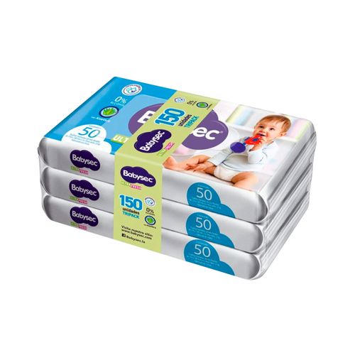Toalla Humeda Babysec 150Un Ultra Oferta