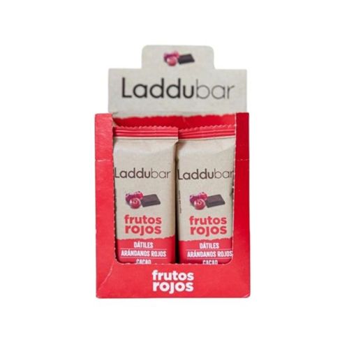 BARRITA LADDUBAR DATILES CAJU FRUTOS ROJOS PACK 30GR