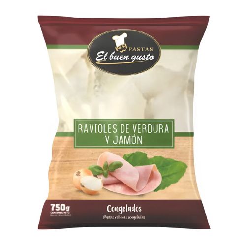 Ravioles El Buen Gusto Verduras Y Jamon 750Gr