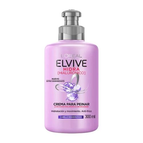 Crema De Peinar Elvive Hidra Hialuronico 300Ml