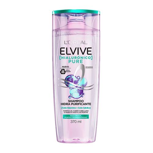 Shampoo Elvive Hialuronico Pure 370Ml