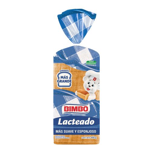 PAN BIMBO LACTEADO MEDIANO 400Gr
