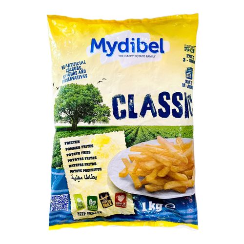 PAPAS FRITAS MYDIBEL CORTE TRADICIONAL 1KG (CLASSIC 9/9)