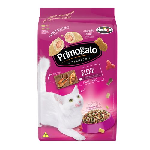 Alimento Primogato adulto Blend carne pollo y pescado 1 kg