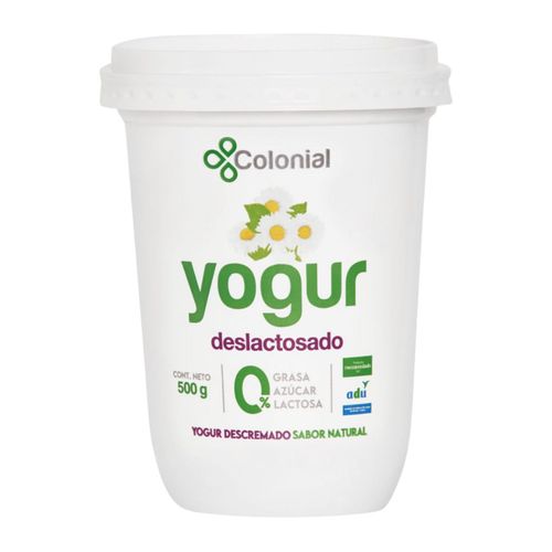 Yogur Colonial Natural 0.5Lt