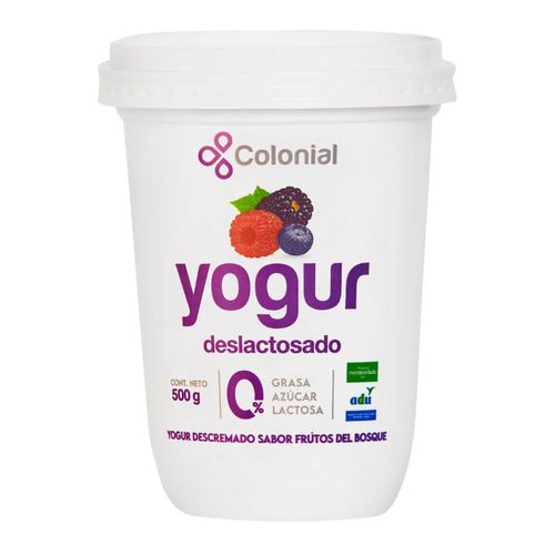 Yogur Colonial Frutos Del Bosque 0.5Lt