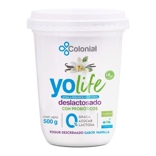 Yogur Colonial Vainilla 0.5Lt