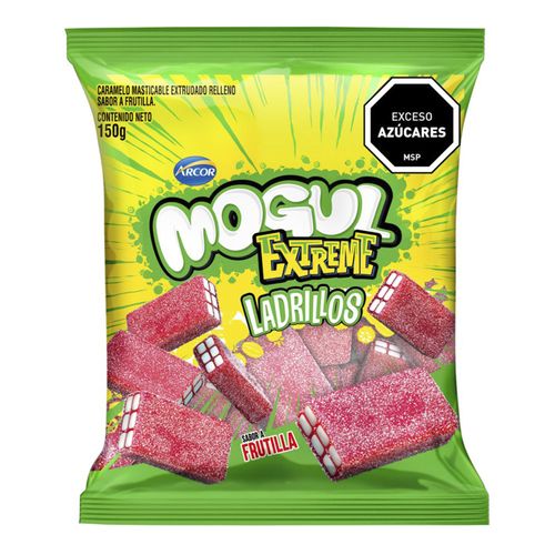 GOMITAS MOGUL LADRILLOS EXTREME FRUTILLA 150GR