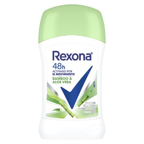 Desodorante Rexona Fem Bamboo Barra 50Gr .