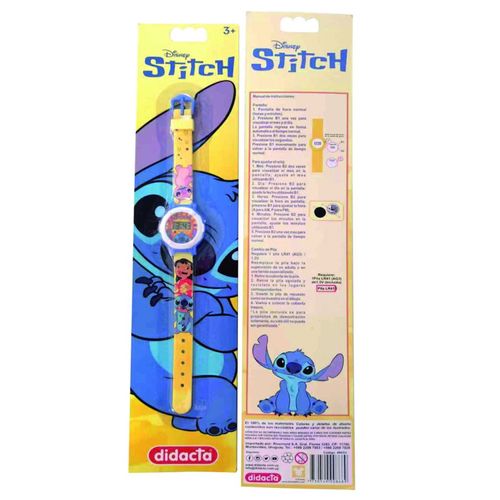 RELOJ DIDACTA STITCH