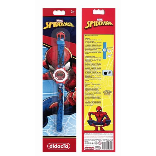 RELOJ DIDACTA SPIDERMAN