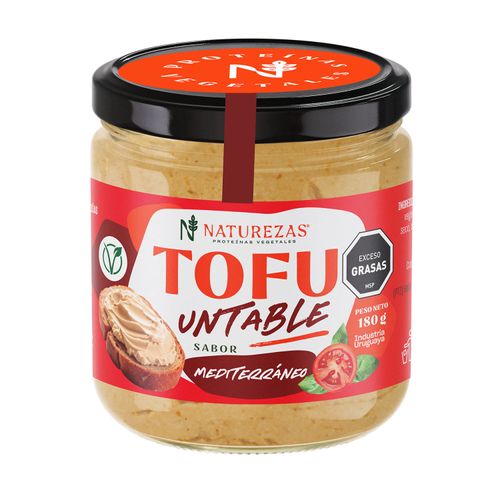 TOFU NATUREZA UNTABLE MEDITERRANEO FRASCO 180GR VEGANO