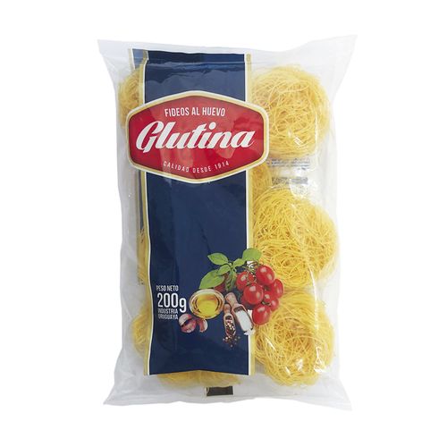 PASTA GLUTINA HUEVO CABELLO DE ANGEL AL HUEVO 200GR