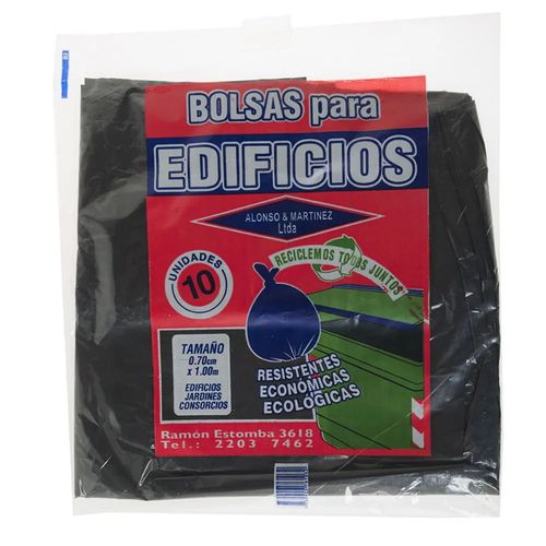Bolsas De Residuos Alonso Y Martinez Edificios 10Un 70X100Cm