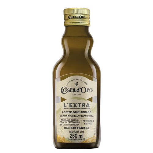 ACEITE DE OLIVA COSTA DE ORO L EXTRA EXTRA VIRGEN 250ML