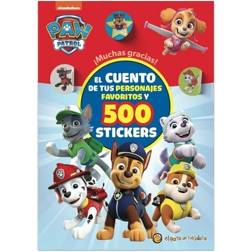 LIBRO PRH MUNDO DE STICKERS PAW PATROL