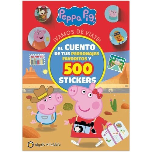 LIBRO PRH MUNDO DE STICKERS PEPPA PIG