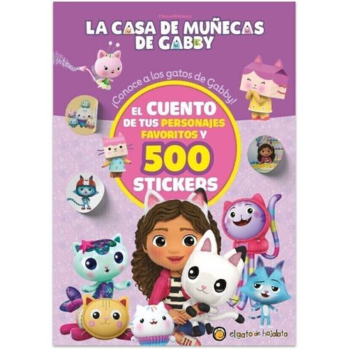 LIBRO PRH MUNDO DE STICKERS CASA DE GABBY