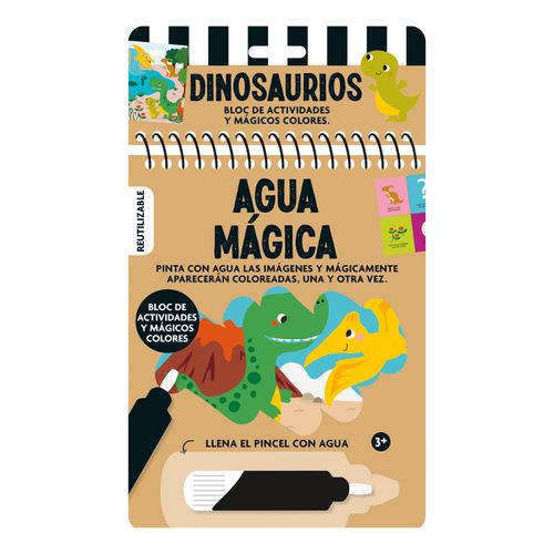 LIBRO PRH AGUA MAGICA DINOSAURIOS